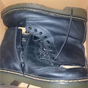 Doc Marten’s girls size 5 black boots with side zipper